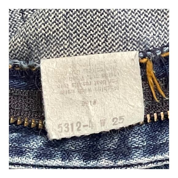 Vintage Britannia Jeans Size 13 Juniors 90s Straight Leg Paper Tag 100% Cotton - Picture 10 of 12